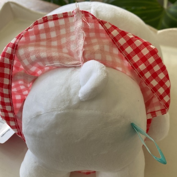 Hello Kitty Plush Doll Red Gingham Skirt and Bow. NEW - Picture 5 of 10